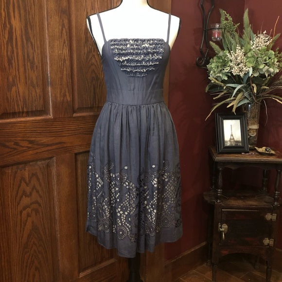Anthropologie Dresses & Skirts - Anthropologie Eyelet Dress. Has POCKETS!